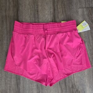 Womens All In Motion Active Shorts XL Pink NEW
